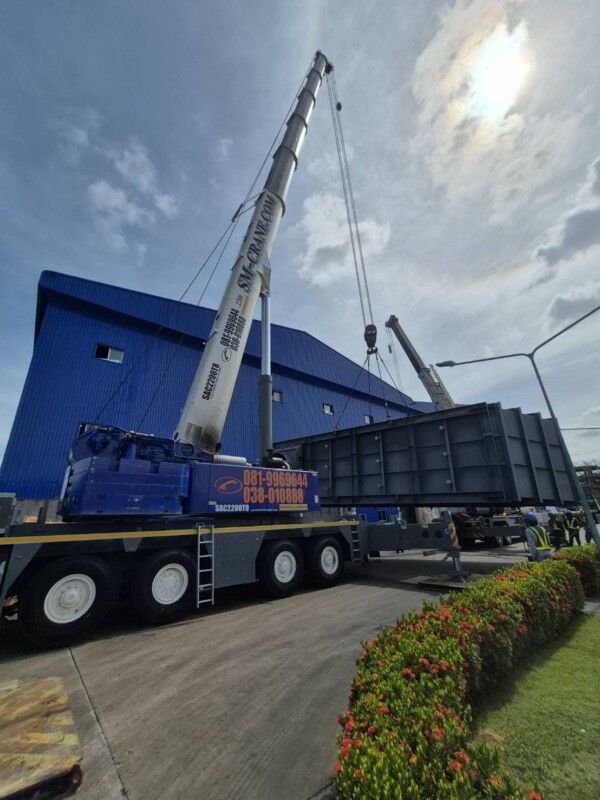 บริการของพี่สัญญา 4 เช่าเครน 200 ตัน